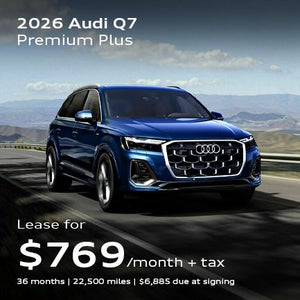 front angle 2026 Audi Q7 45 parked